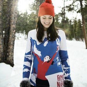 Amo Neve Ski Sweater Silk and Merino Wool